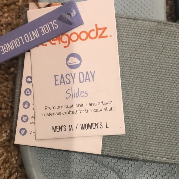 Feelgoodz /NWT/ Easy Day Slides Color: Sage/ Woman’s XS 5-6 & L 9.5-11 & - Picture 5 of 10